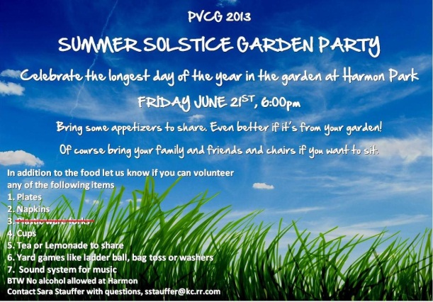 Summer Solstice Garden Party