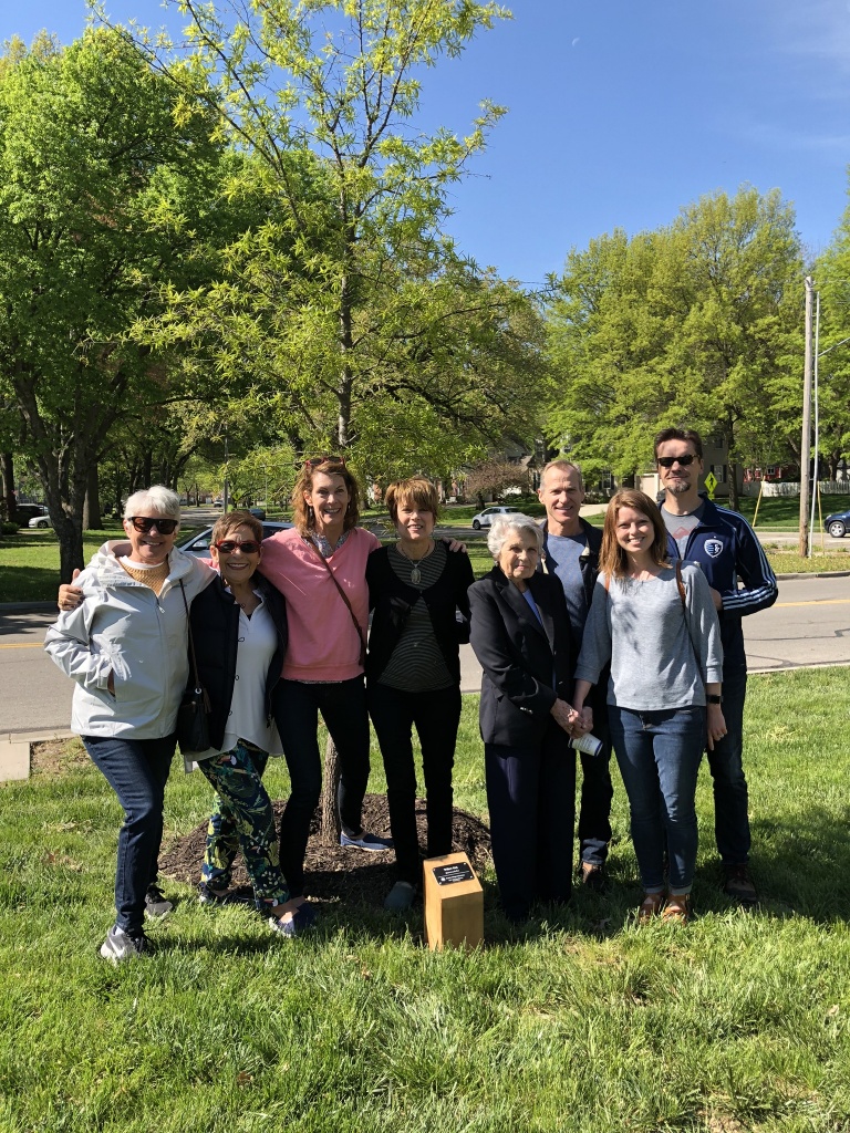 PV Tree Board_2019 Arbor Day Event_Weltner Park_Honoree Kristin Riott and Family