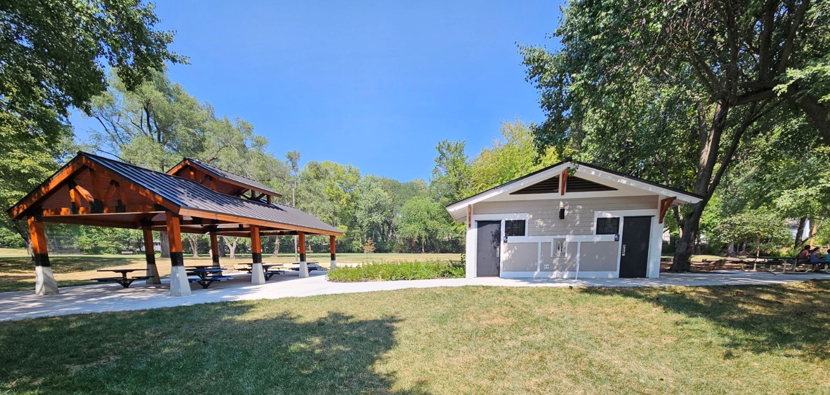 Taliaferro pavilion and restroom