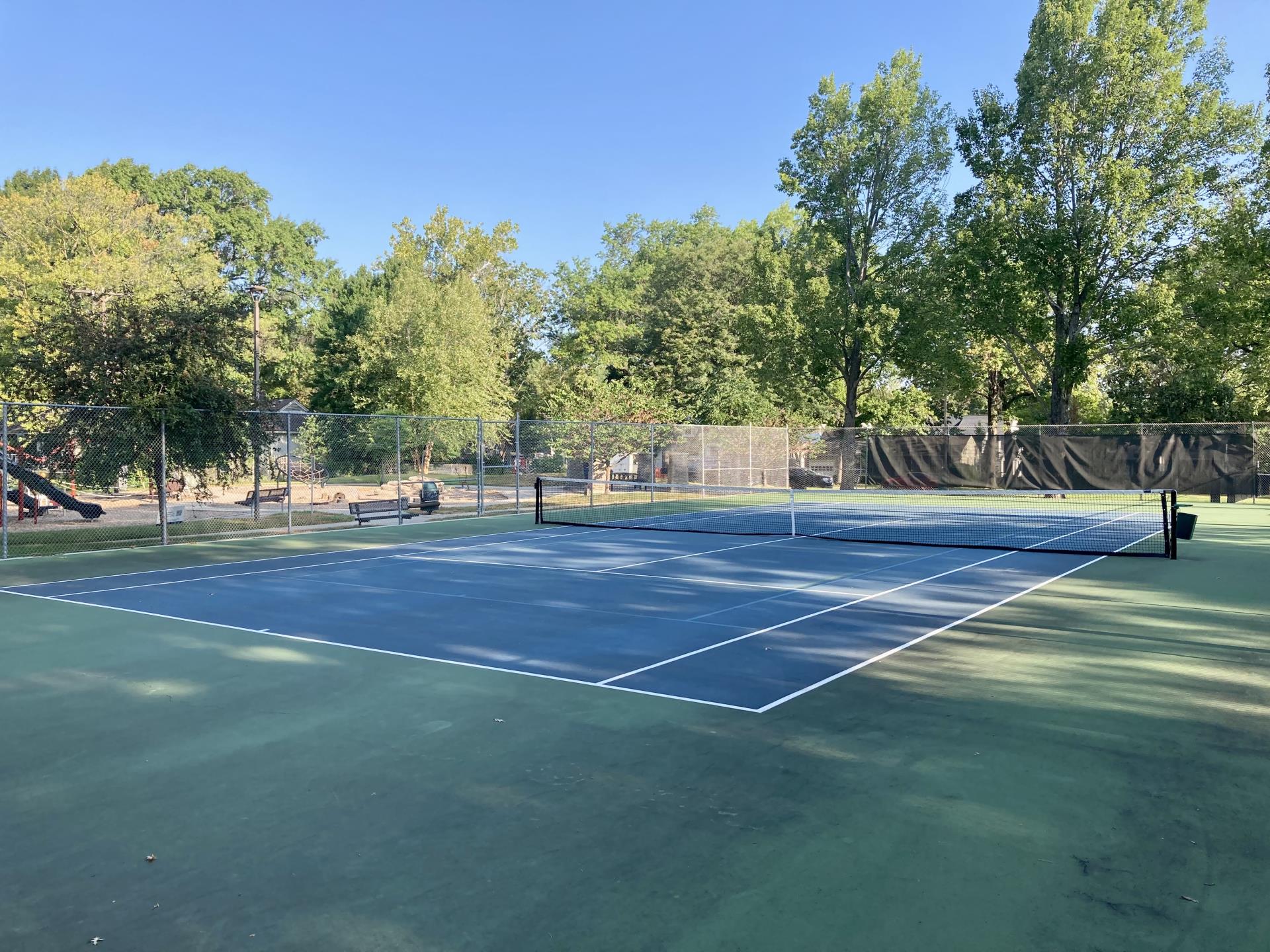 2023 McCrum tennis courts