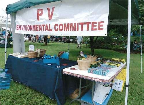 Environment/Recycling Committee Booth at VillageFest